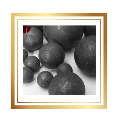Esferas de moagem forjadas 60HRC 58HRC B2 Bola de moagem fundida para moinho de bolas para fábrica de cimento