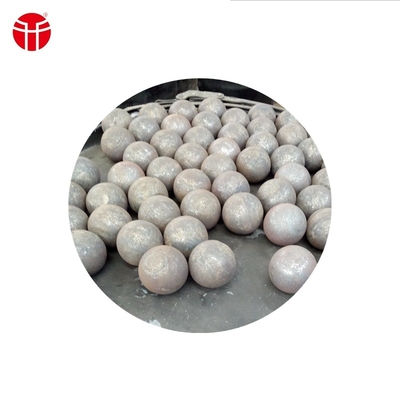 Bola de aço de moagem forjada de 20 mm - 150 mm Bola de aço carbono de mina de ouro de aço manganês