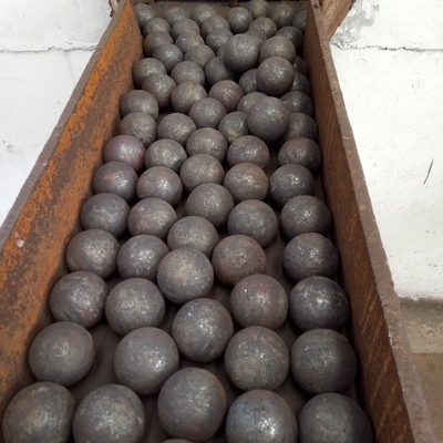 Moinho de bolas inquebráveis ​​Bolas forjadas com alto teor de manganês Laminação a quente